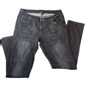 Southpole Jeans Womens 15 Dark Wash Bootcut Denim Y2K Low Rise Back Pocket Hit